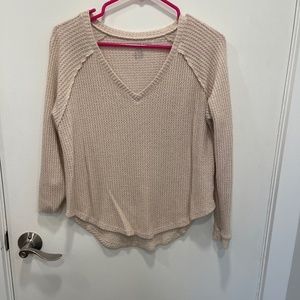 American eagle waffle long sleeve